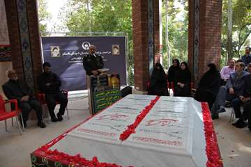 مراسم رونمایی از یادمان شهدای گمنام